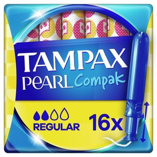 Compak Pearl Regular Tampones - Tampax - 16 unidades 4015400690313