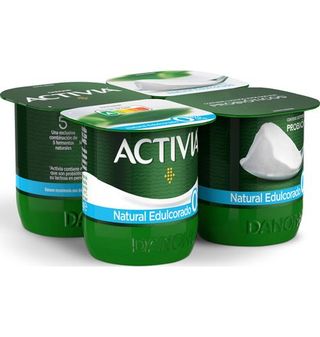 Activia Danone Natural Edulcorado 0% 4 Uds. 480 G