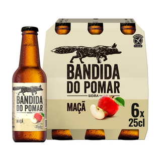 BANDIDA DO POMAR Sidra com Álcool Maçã 6x250 ml