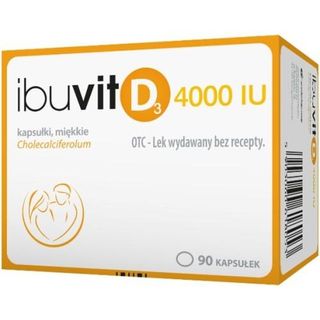 Ibuvit D3 4000 IU, 4000 IU, kapsułki miękkie, 90 szt.