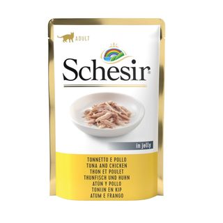 Schesir Adult Atún Y Pollo Sobre Para Gatos 0.085Kg