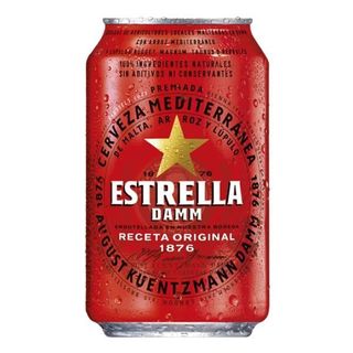 Estrella Damm Cerveza Lata 330ml