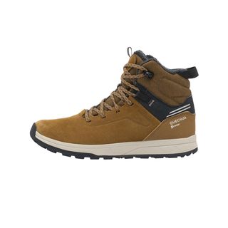 Botas de nieve y apreski de piel impermeables piel Niños 35 38 Quechua SH500.37 Marrón