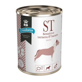 Criadores Dietetic Adulto Sensitive Ternera Y Batata Lata Para Perros 0.4Kg