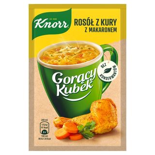 Knorr Gorący Kubek Rosół z kury z makaronem, 12 g