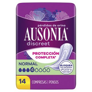 Compresas Incontinencia Normal Ausonia Discreet 14 Ud (301360)
