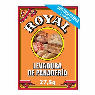 Polvo Para Hornear Pan Royal Paq 27,5Gne