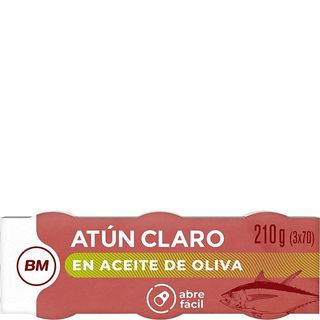 BM Atún Claro En Aceite De Oliva 3X70 G