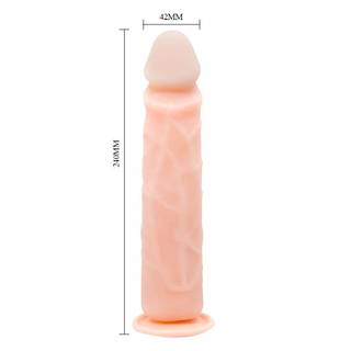 Klasyczne Dildo Z Cyberskóry Na Przyssawce, Z Kręgosłupem, Tpr, Barbara 9,8
