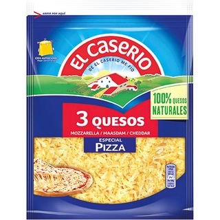 EL CASERÍO Queso Rallado 3 Quesos 140 G