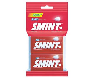 Caramelos Comprimidos de Fresa sin Azúcar Smint 2 X 35 G.