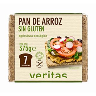 Pan Alemán De Arroz Sin Gluten Veritas 375 Gr.