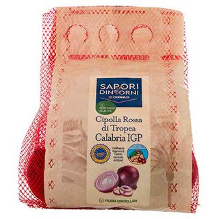 SAPORI & DINTORNI CONAD Percorso Qualità Cipolla Rossa di Tropea Calabria IGP Italia Cal. 60-80 500g - 8003170072022