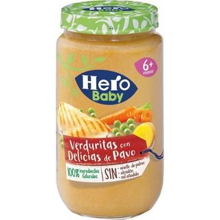 Hero Baby Verduritas Con Delicias De Pavo, 235Gr
