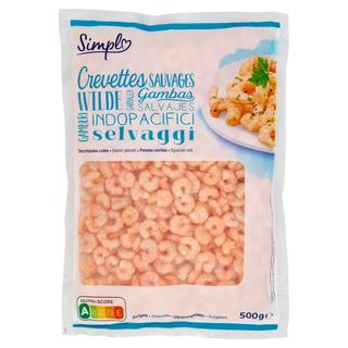 Gamberi indopacifici selvaggi sgusciati cotti Surgelato 500 g