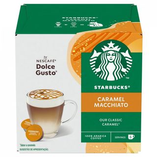 Café Caramel Macchiato Starbucks 12 Cápsulas 128 Gr.