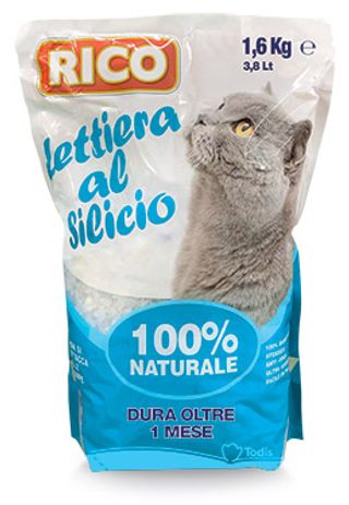 Lettiera per gatti al silicio
