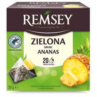 Remsey Herbata zielona smak ananas, 20 tb