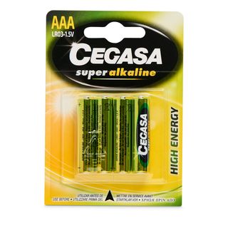 Pila Alcalina Aaa Cegasa Blister 4 Unidades