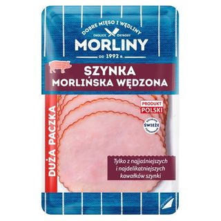 Morliny Szynka Morlińska Wędzona 70% 200g