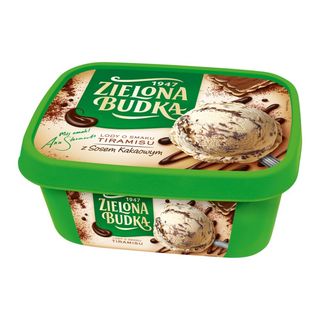 Zielona Budka Lody o smaku tiramisu z sosem kakaowym 1 l