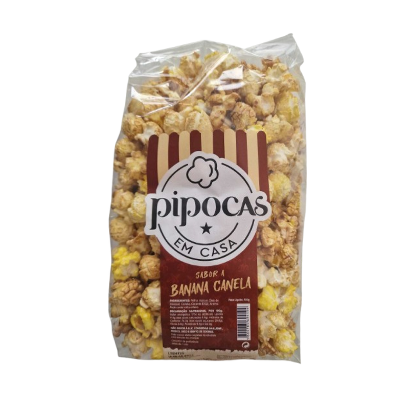 Pipocas em Casa Banana e Canela 150g