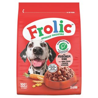 Frolic Sucha karma dla dorosłych psów ze świeżą wołowiną 2,6 kg