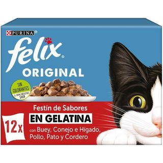 Selección De Carnes En Gelatina Félix Original, Pack 12X85 Gr. (24778425)