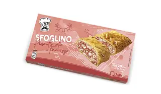 Sfoglino prosciutto cotto e formaggio