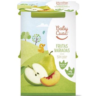 BABY CUAC Tarrito De Fruta Variada 2X200 Ml