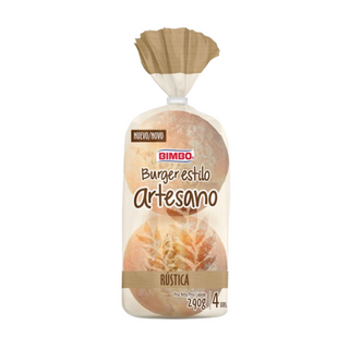 Bimbo Pão de Hamburguer Rústico Artesano 290g