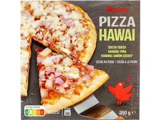 PIZZA COZEDURA PEDRA AUCHAN:HAWAI 350G