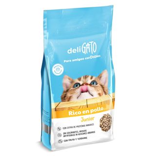 Alimento Para Gatos Junior Con Pollo Deligato De Dia Bolsa 1.5 Kg