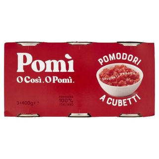 Pomodori Cubetti Pomi' 3x400G