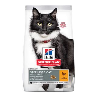 Hill'S Science Plan Sterilised Mature Adult Pollo Pienso Para Gatos 1.5Kg
