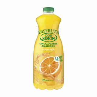 Bebida De Zumo De Frutas Sin Azucar Naranja Donsimon Pet 1,5L