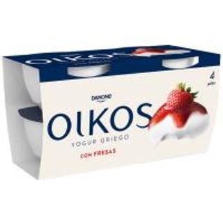 Yogur Griego Con Fresa Oikos 4X110 Gr. (23180011)