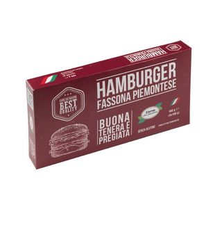 4 Hamburger di Fassona piemontese 400G Centro carne