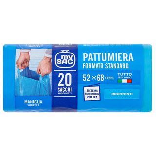 my Sac Pattumiera Formato Standard 52x68cm Sacchi Profumati 20 pz