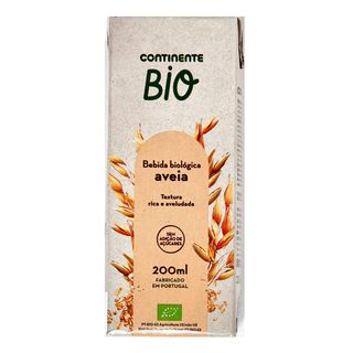 Bebida Vegetal de Aveia s Continente Bio (emb. 200 ml)