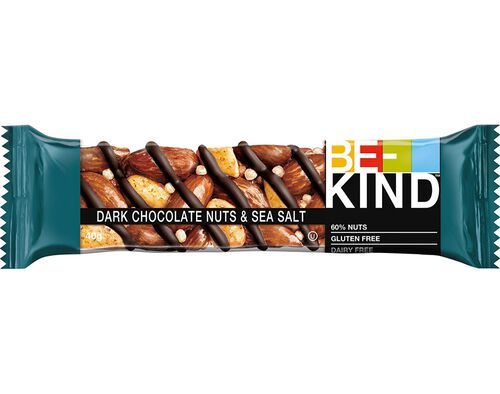 BARRA BE-KIND CHOCOLATE NEGRO E SAL MARINHO 40G