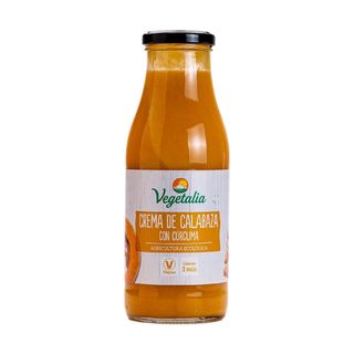 Crema de calabaza y cúrcuma 500ml Vegetalia