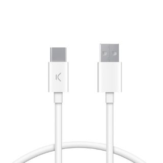 Ksix  Cable Carga Y Datos Usb-a Usb-c 1m Blanco - Atbxcuc03bl