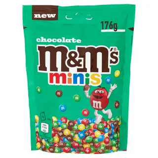 M&M'S Minis, Confetti Al Cioccolato Al Latte, Snack Dolce, 176 G
