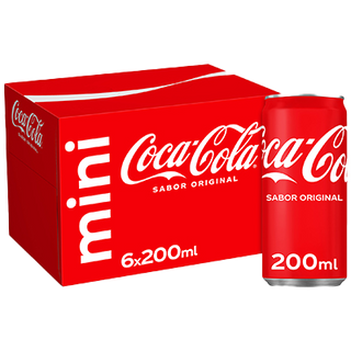 Refresco Normal Coca-Cola 25 Cl. P-6