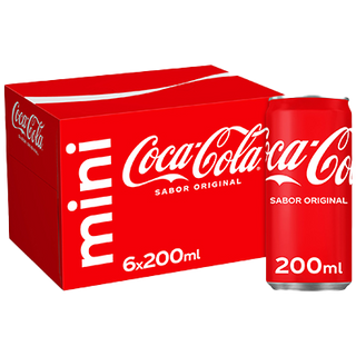 Refresco Normal Coca-Cola 25 Cl. P-6