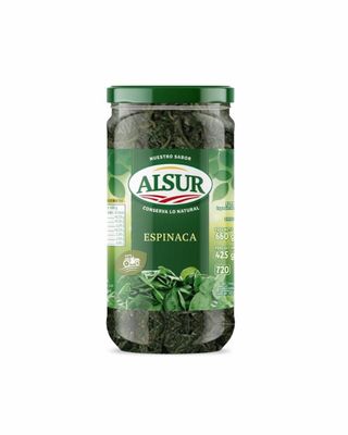 Espinacas Frasco Alsur 660Gr 425Gne