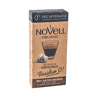 Café Descafeinado Cápsula Novell Eco 10 Uds.