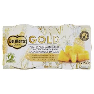 Del Monte Gold Pezzi Di Ananas In Succo 2 X 230 G - 110975