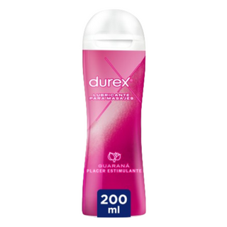 Durex Lubricante y Gel de Masaje Estimulante con Guaraná 200ml